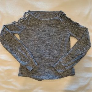 Grey Fitted Sweater